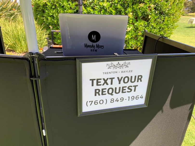 Text Request Sign